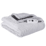 電気大判ひざ掛け グレー