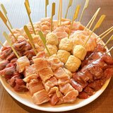 【冷凍】ふじ美どり 焼鳥串 バラエティーパック 40本入りｘ5袋