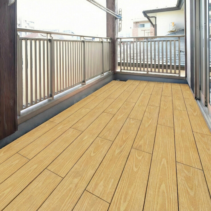 MINO　彩木スマートデッキ　DAX　W3000xD300xH44mm ブラックチェリー BC