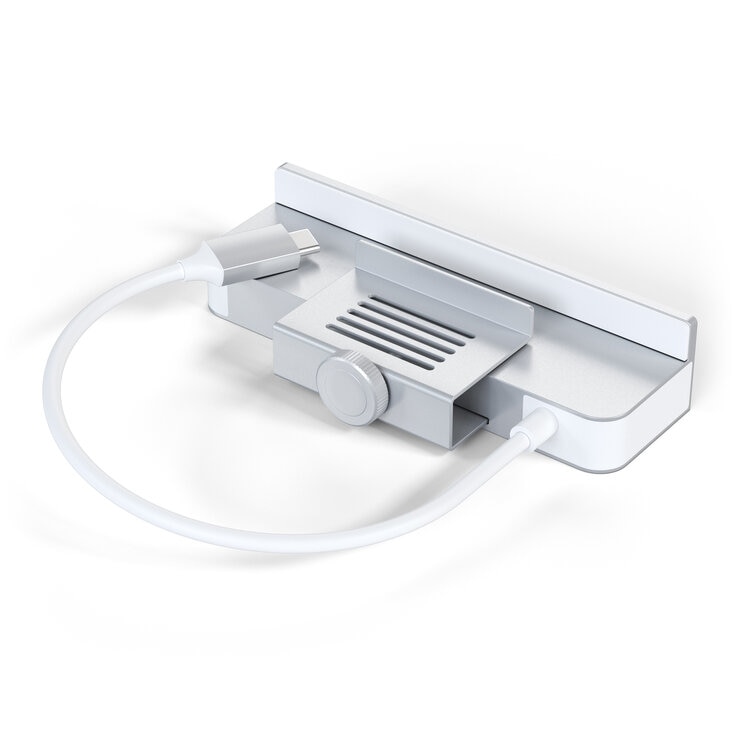 Satechi USB-C iMac 24インチ用クランプハブ シルバー
