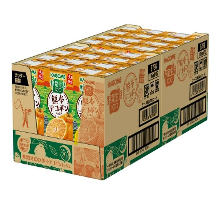 カゴメ 野菜生活 熊本デコポンミックス 195ml x 24本