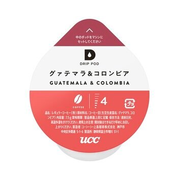 UCC DRIP POD グアテマラ & コロンビア 12カプセル入