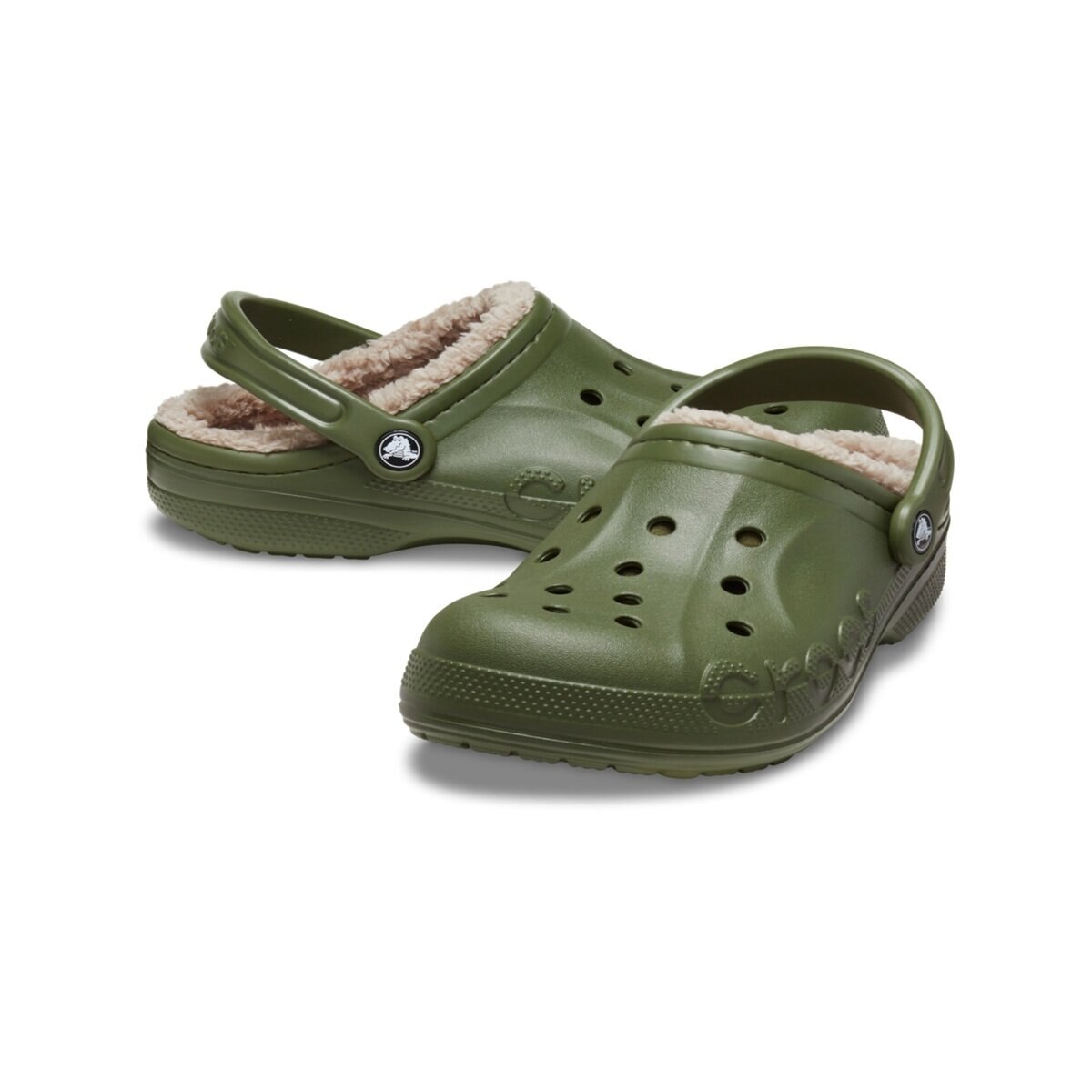 クロックス バヤ ラインド クロッグ アーミーグリーン 24.0cm