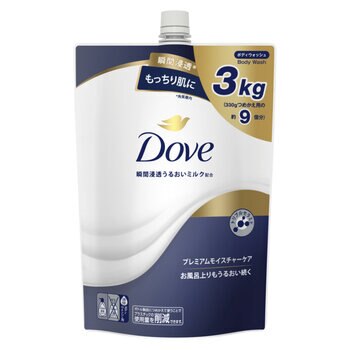 Dove (ダヴ) ボディウォッシュ プレミアム モイスチャーケア 詰替え用 3kg