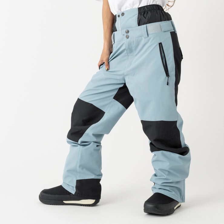 オーシャンパシフィック レディース スノー パンツ ブルーグレー M