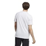 アディダス メンズ ロゴ 半袖 Tシャツ ホワイト S