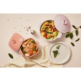 シリーマン 蓋つきシリコンスチーマー 2個 ウィスパーピンク/コーラルピンク