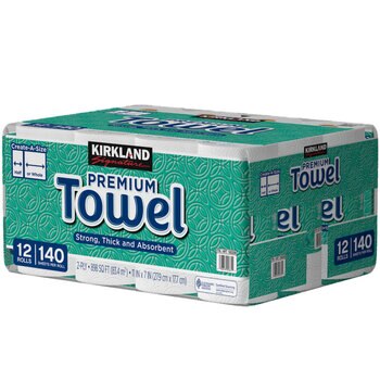 カークランドシグネチャー ペーパータオル 12ロール