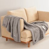 BERKSHIRE 電気大判ひざ掛け 127cm x 152cm ペブルグレー