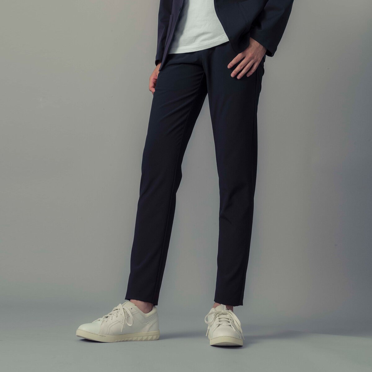 ボディワイルド メンズ ストレッチパンツ ブラック XL