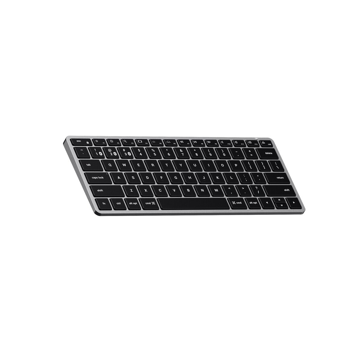 Satechi キーボード (iPadOS/iOS/Mac向け) 英語配列　テンキー無し　スペースグレー