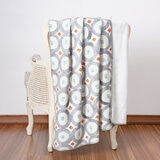 マイクロファイバーハーフブランケット 100x150 cm サークル