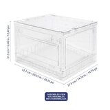 折り畳みプラスチック収納 50L 2個セット