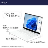 HP ノートPC/OmniBook X 14-fe/14型/Copilot+ PC/Snapdragon X Elite/メモリ 16GB/SSD 1TB/英語版キーボード/セラミックホワイト/A7D