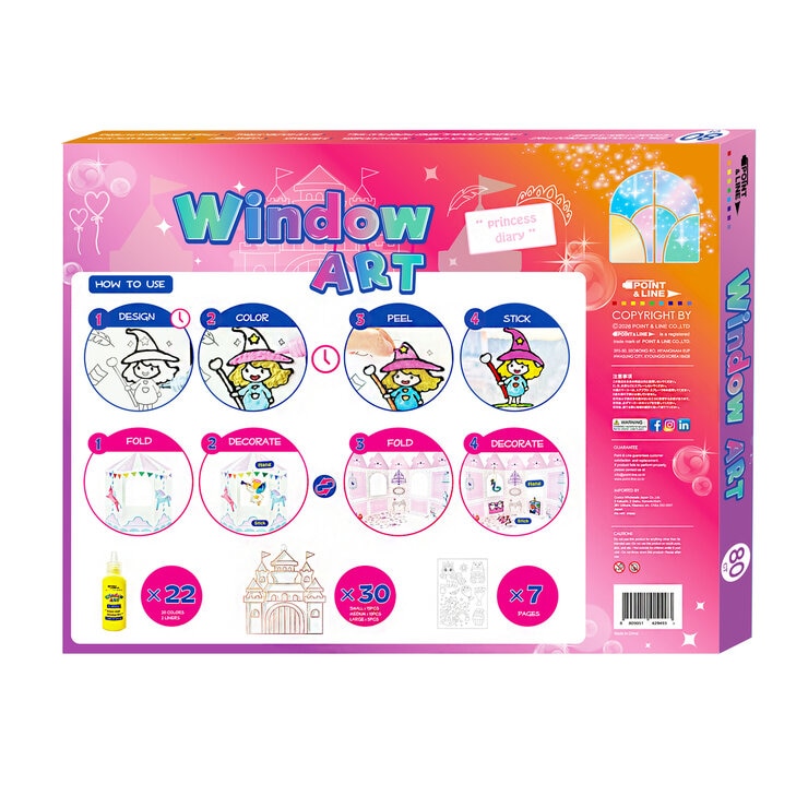 POINT&LINE Co., Ltd. ウィンドウアートデコ 20色 POINT&LINE Co., Ltd. ウィンドウアートデコ 20色