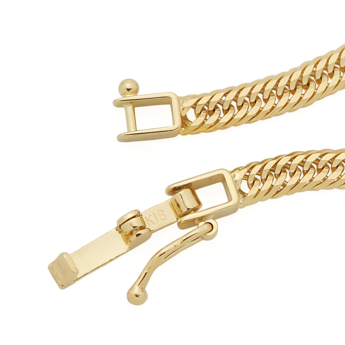 K18イエローゴールド 12面トリプル 喜平 アンクレット 23cm 6g K18イエローゴールド 12面トリプル 喜平 アンクレット 23cm 6g