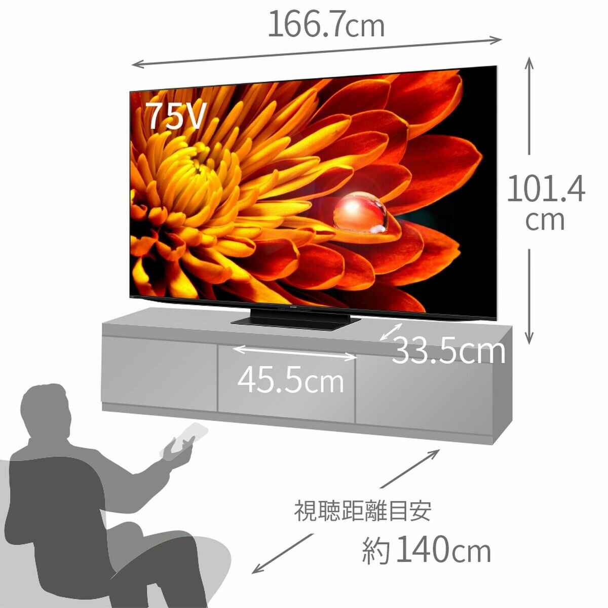 シャープ アクオス 75インチ 4KMiniLED液晶テレビ 4T-C75EP1