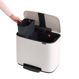 ブラバンシア ペダル式ごみ箱 11+23L 2分別