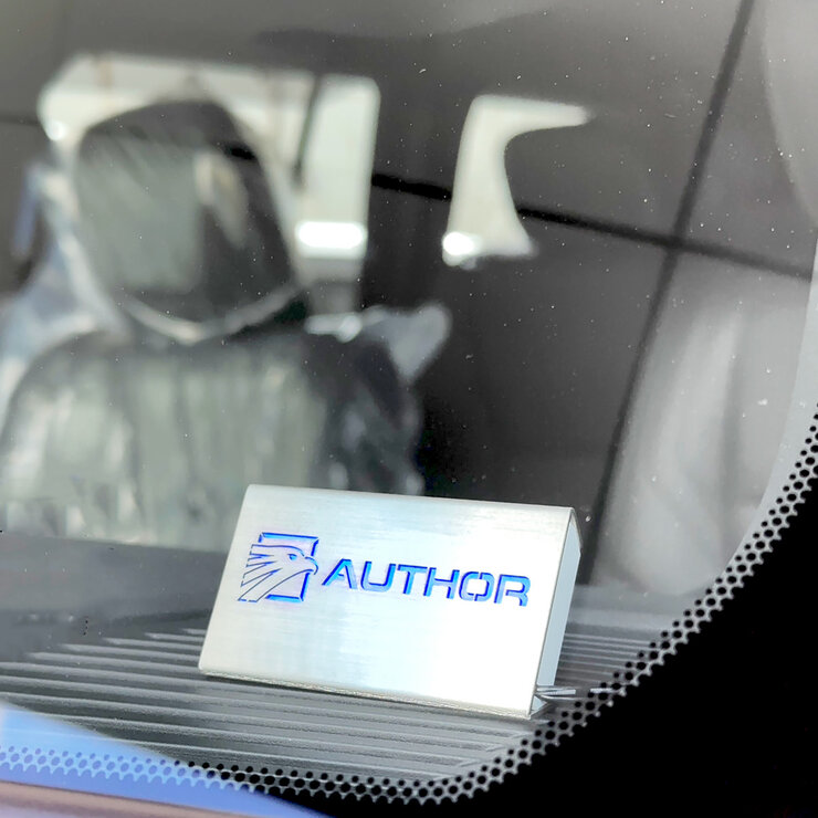 オーサー イグラ2プラス 自動車盗難防止 カーセキュリティ セット (注意事項了承済み）AUTHORデザイン (青LED)