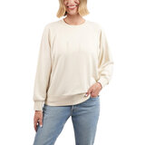 エル ウィメンズ ロゴ スウェット オフホワイト M