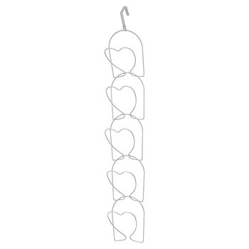 ７Lifeキャップラック ハート形 5個入セット ライトグレー