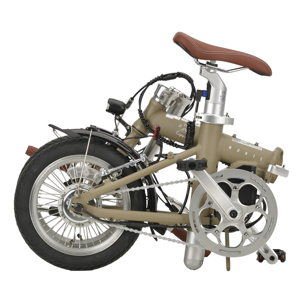 CAPTAIN STAG E RELIGHT 電動アシスト自転車 モンテ カーキ