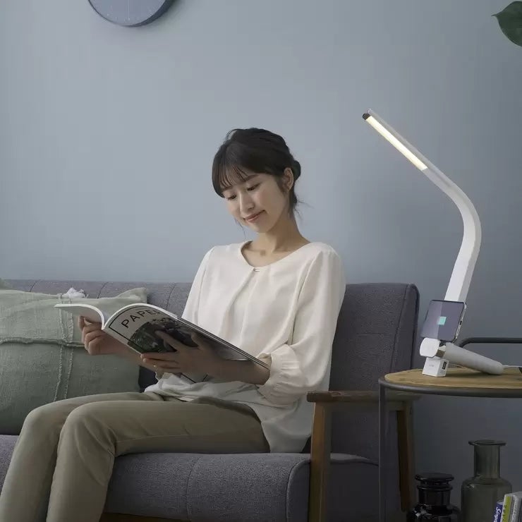 アイリスオーヤマ LED デスクライト - ホワイト