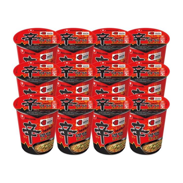 辛カップラーメン 68g x 12食