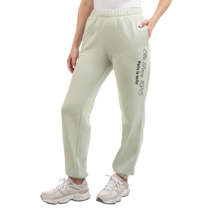 エル レディース ロゴ ジョガー ライトブルーグレー M