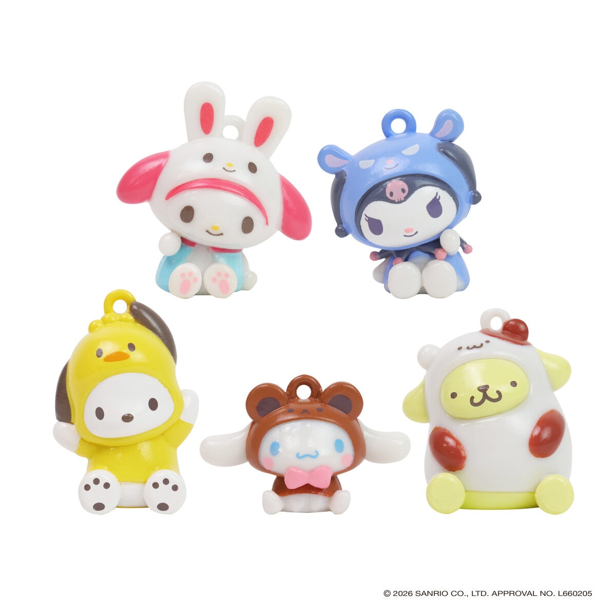 サンリオキャラクターズ 着ぐるみバスボール コンプリートセット 5個