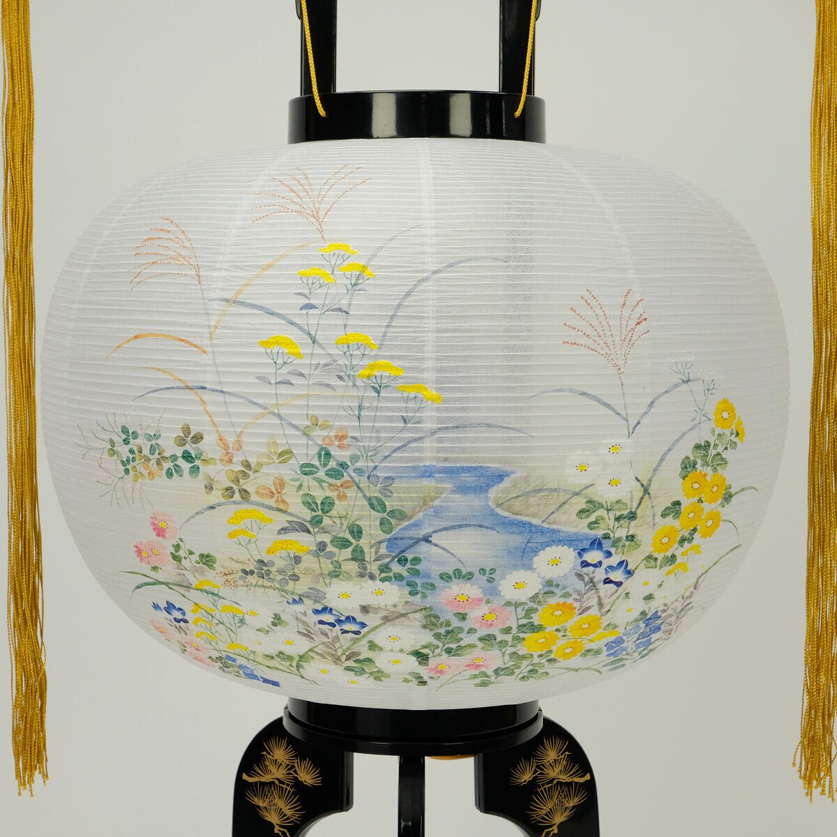 盆提灯 廻転灯 あかり13号蒔絵絵入 8610-CS-601