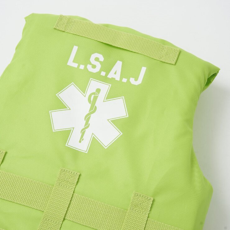 キッズ フローティング ベスト ライム M