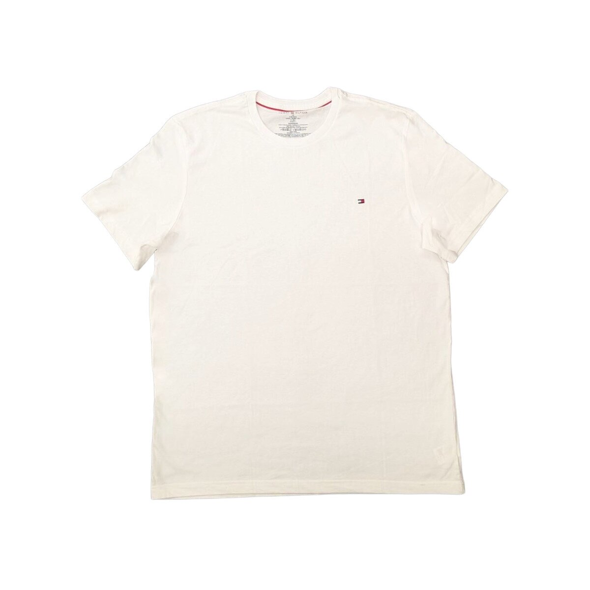 トミーヒルフィガー メンズ 半袖 Tシャツ ホワイト S