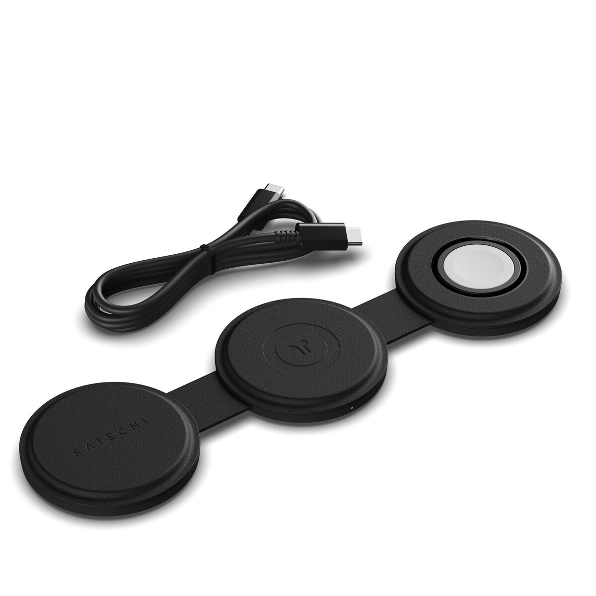 Satechi OntheGo 3-in -1 ワイヤレスチャージャー / ブラック