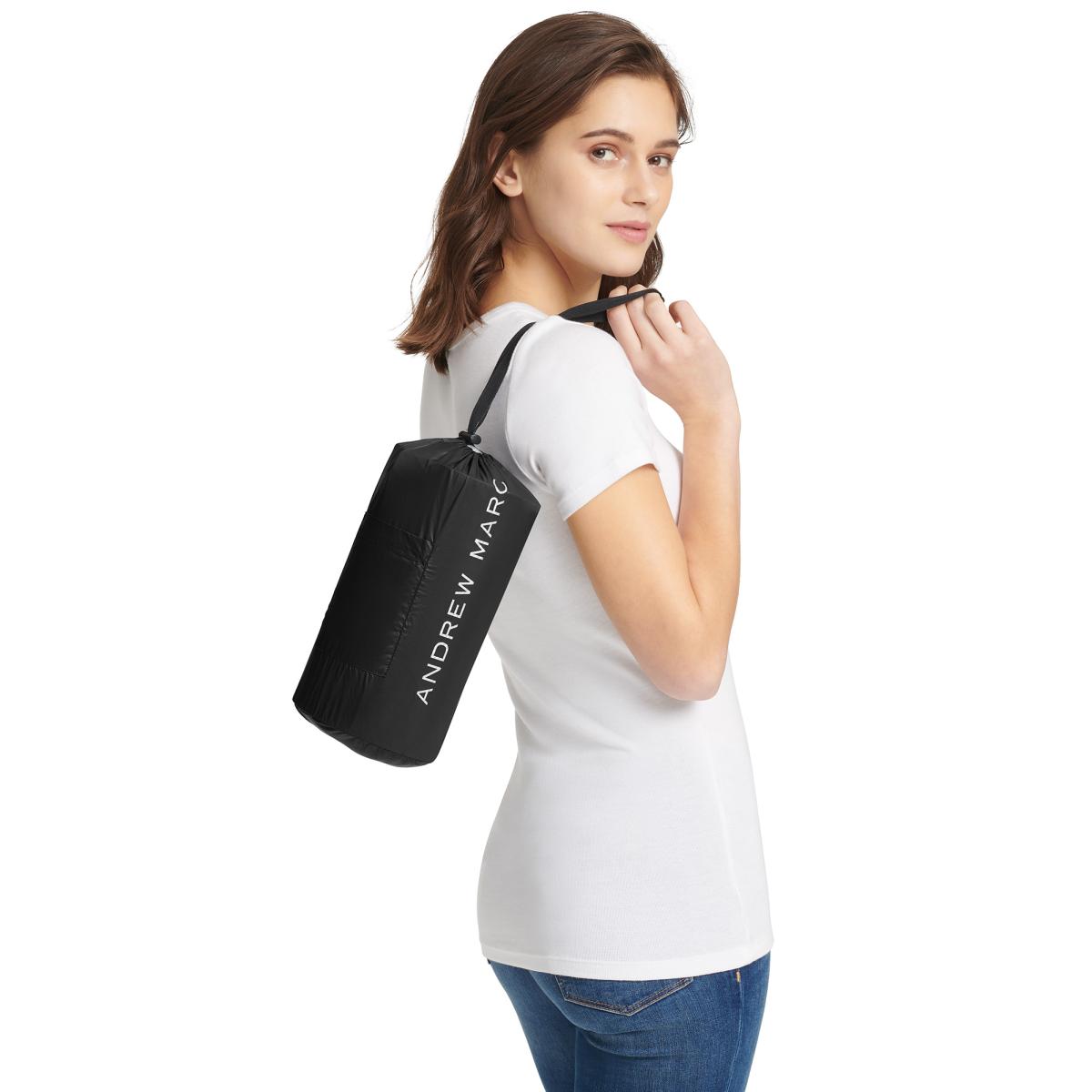 アンドリューマーク パッカブル ダウン ジャケット ブラック L