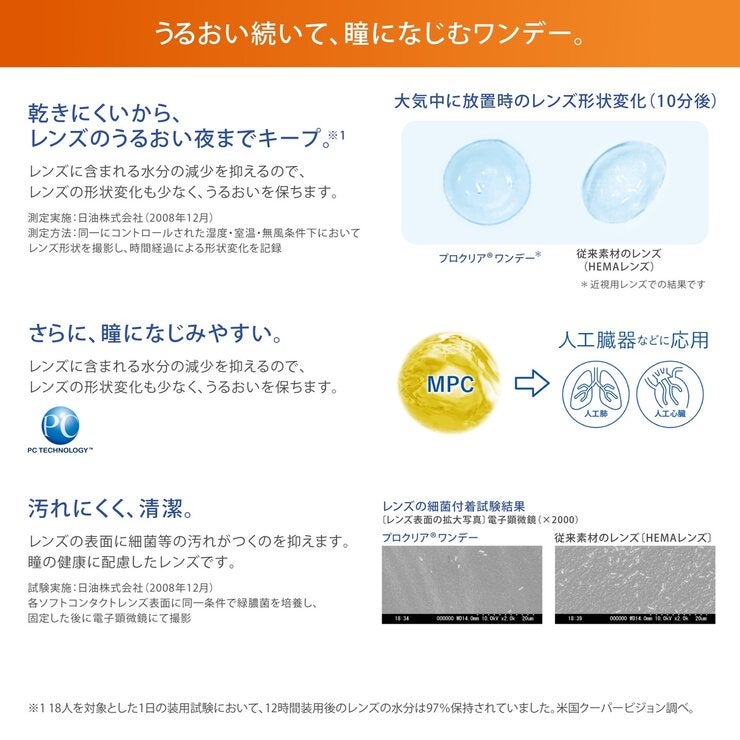 【処方指示書の提出が必要です】プロクリア® ワンデー 30枚入り 【処方指示書の提出が必要です】プロクリア® ワンデー 30枚入り