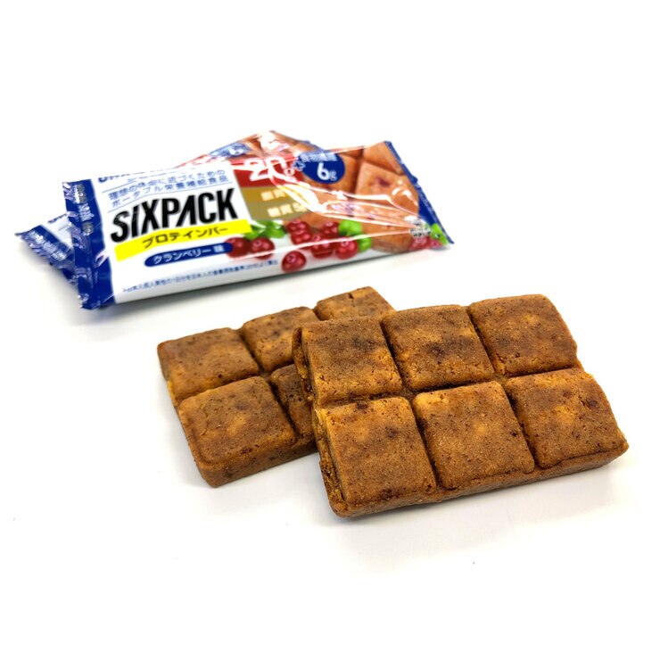 SIXPACKプロテインバー クランベリー味 10本入り SIXPACKプロテインバー クランベリー味 10本入り