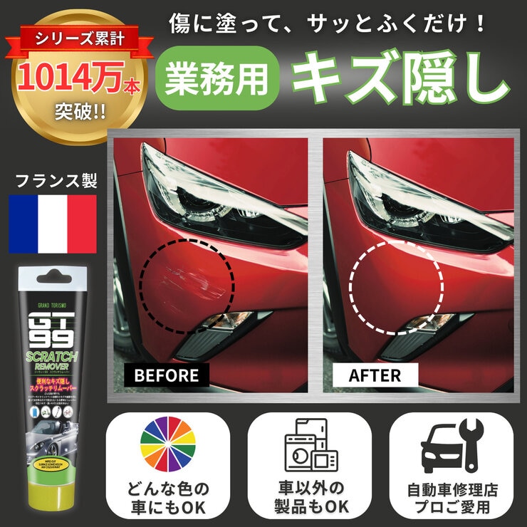 GT99 スクラッチリムーバー 塗るだけキズ隠し 車&バイク GT99 スクラッチリムーバー 塗るだけキズ隠し 車&バイク