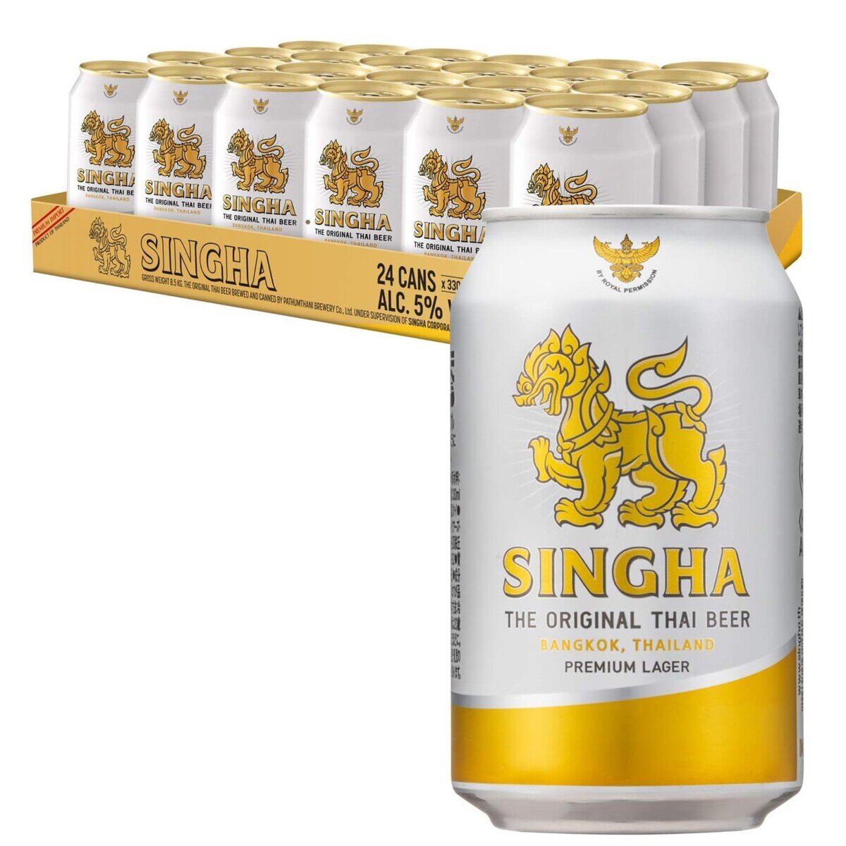 シンハー プレミアム ラガー 330ml x 24 缶