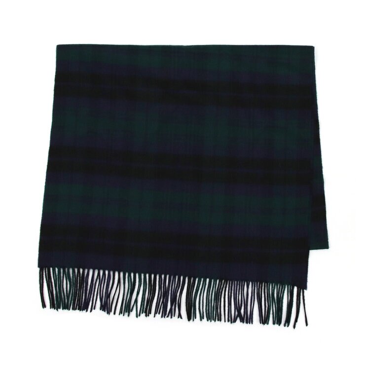 【美品】 ジョンストンズ カシミヤ100％ 中判ストール ブラックウォッチ 新品未使用 国内正規品】 Johnstons ジョンストンズ カシミヤ 大判 小物