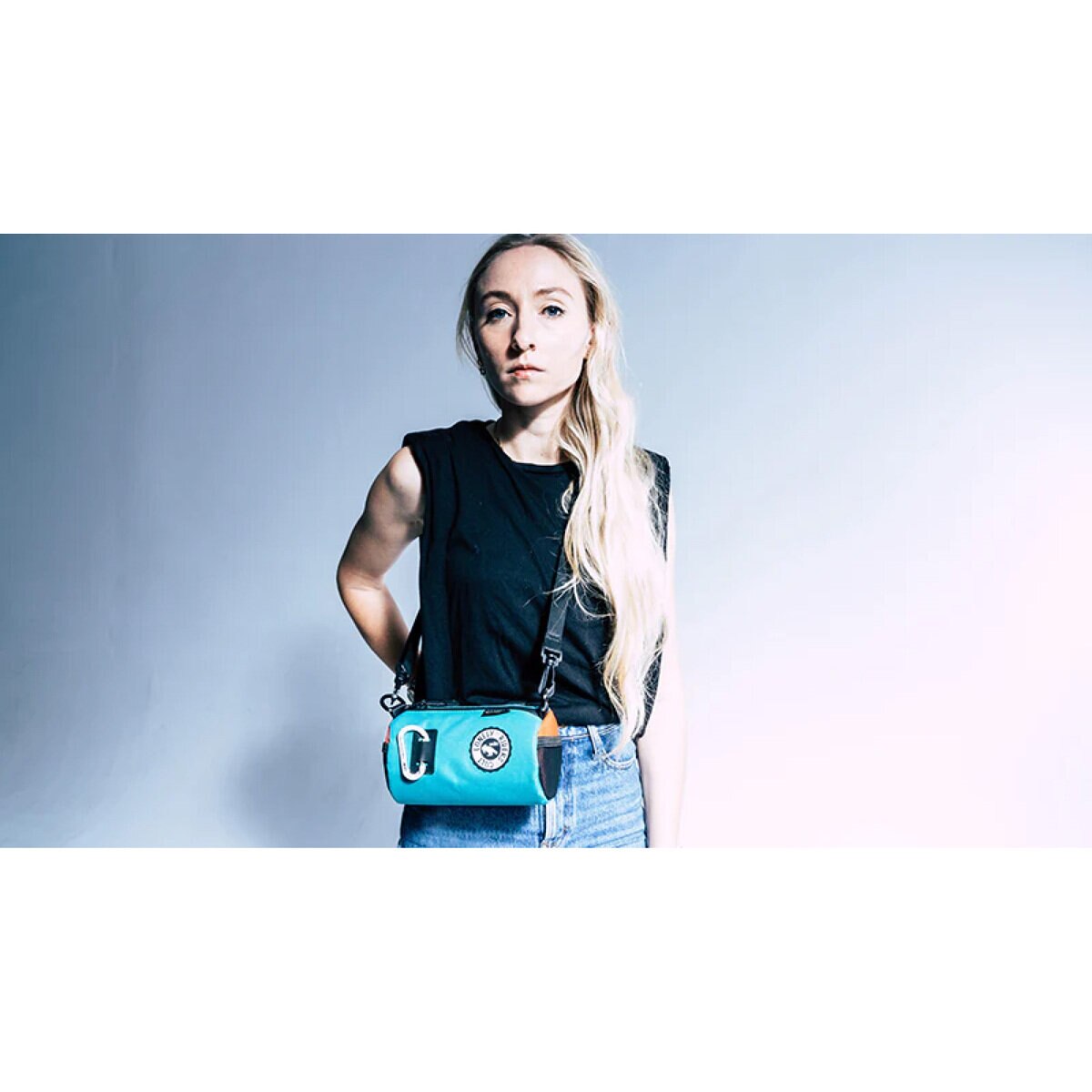 COURSIER クーリエ スプリントハンドルバーバッグ (1.5L) ティール/オレンジ