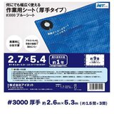 アイネット #3000ブルーシート 2.7 x 5.4m