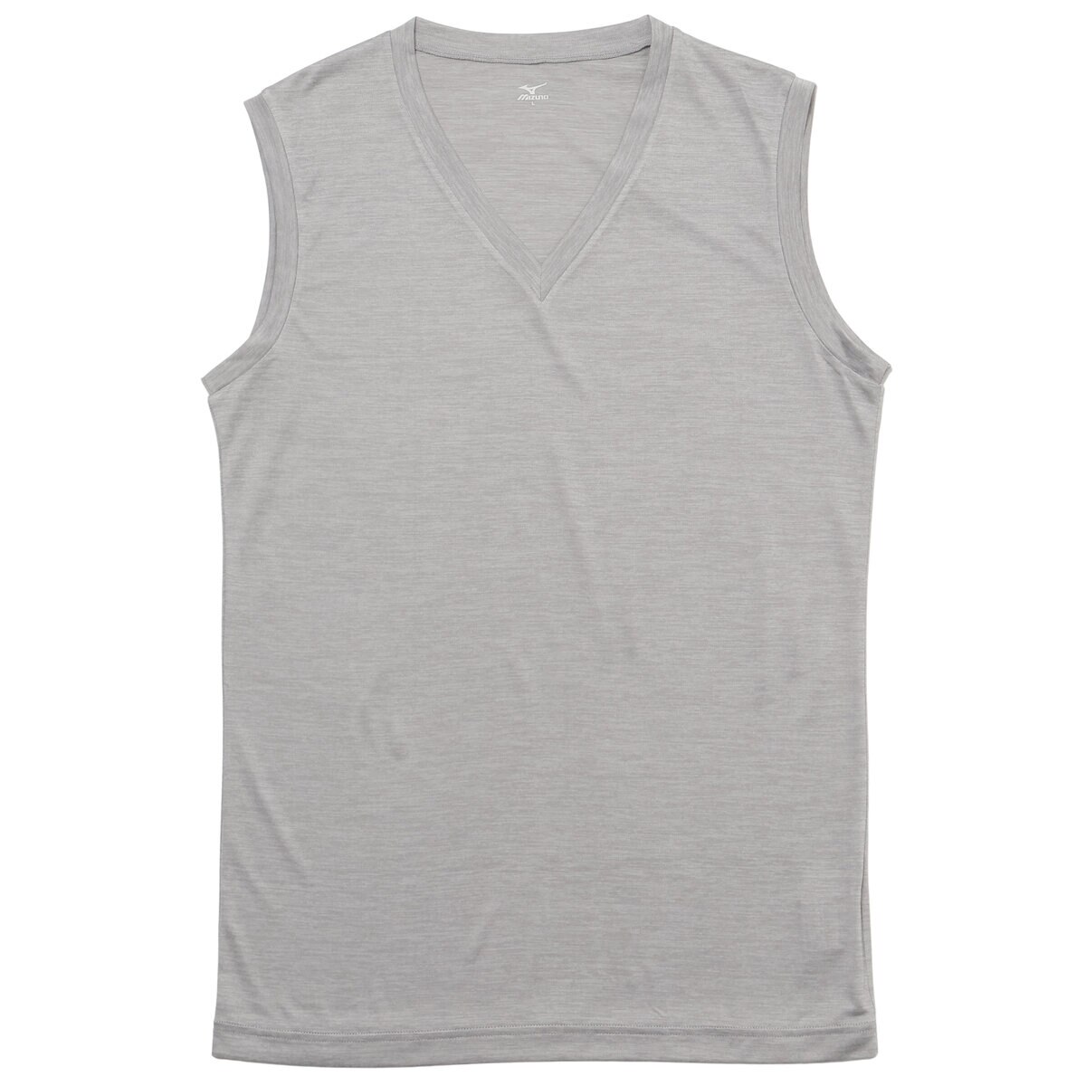 ミズノ メンズ Vネック Tシャツ 2着 グレー L