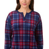 ノーティカ レディース フリース パジャマ レッド L