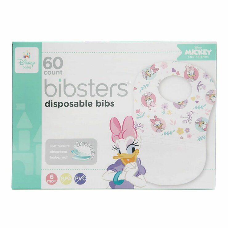 ディズニービブスター 使い捨てエプロン60枚入り デイジー ディズニービブスター 使い捨てエプロン60枚入り デイジー