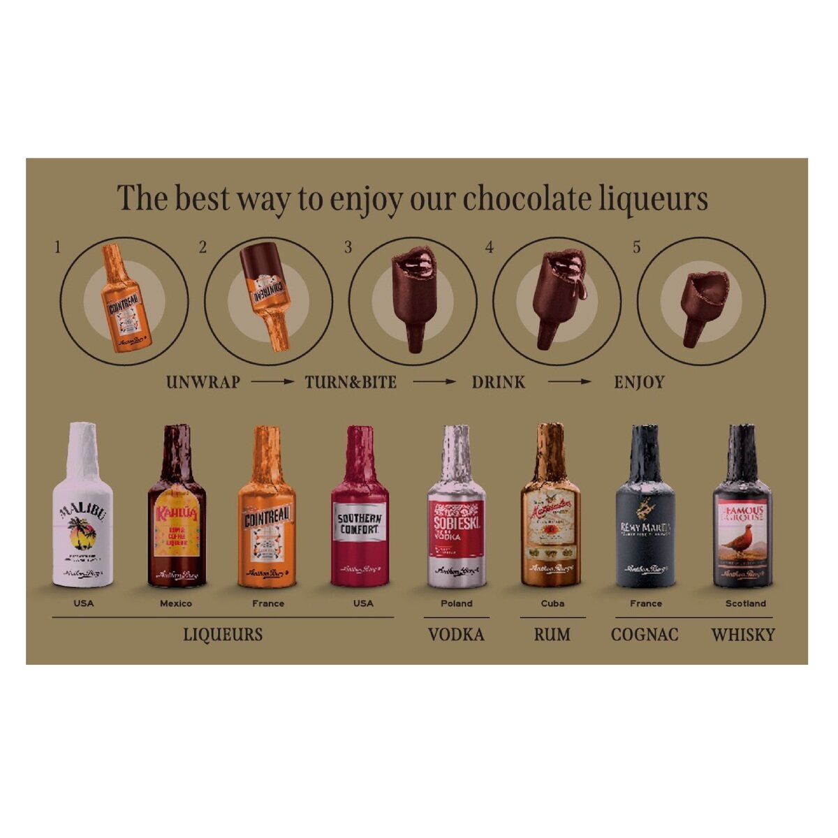 アンソンバーグ リカーチョコレート 64個入 アンソンバーグ リカーチョコレート 64個入