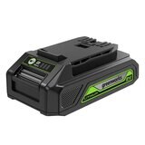 【2AHバッテリー同梱、充電器別売】Greenworks 24V 254mm (10") バファー