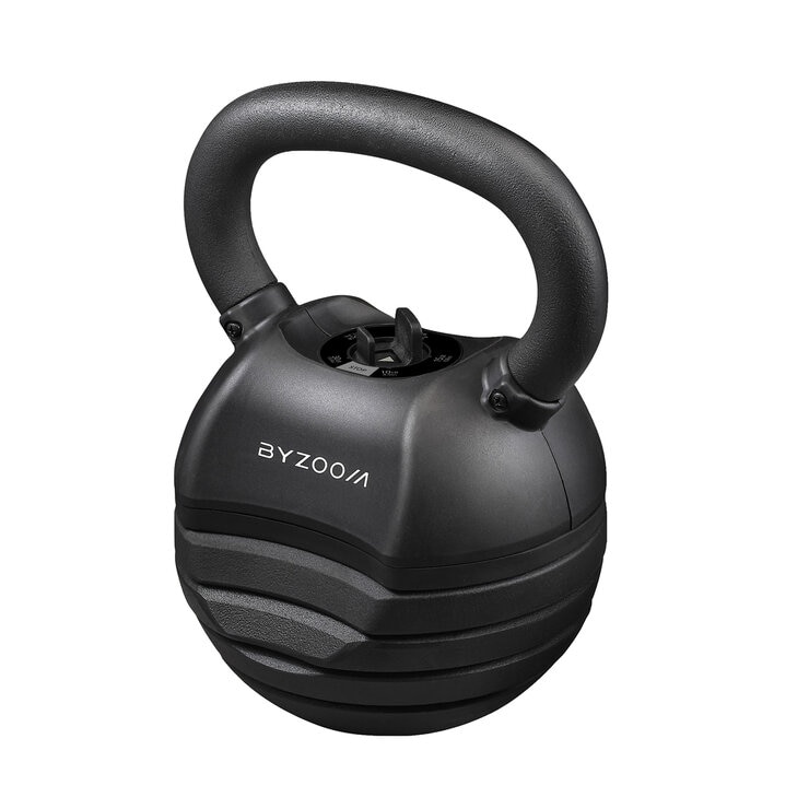 BYZOOM FITNESS [PURE SERIES] 可変式ケトルベル 30lb ブラック
