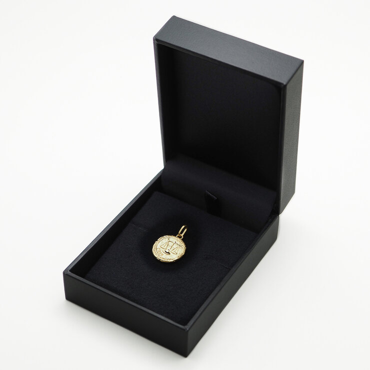 18Kイエローゴールド 星座ペンダントトップ てんびん座