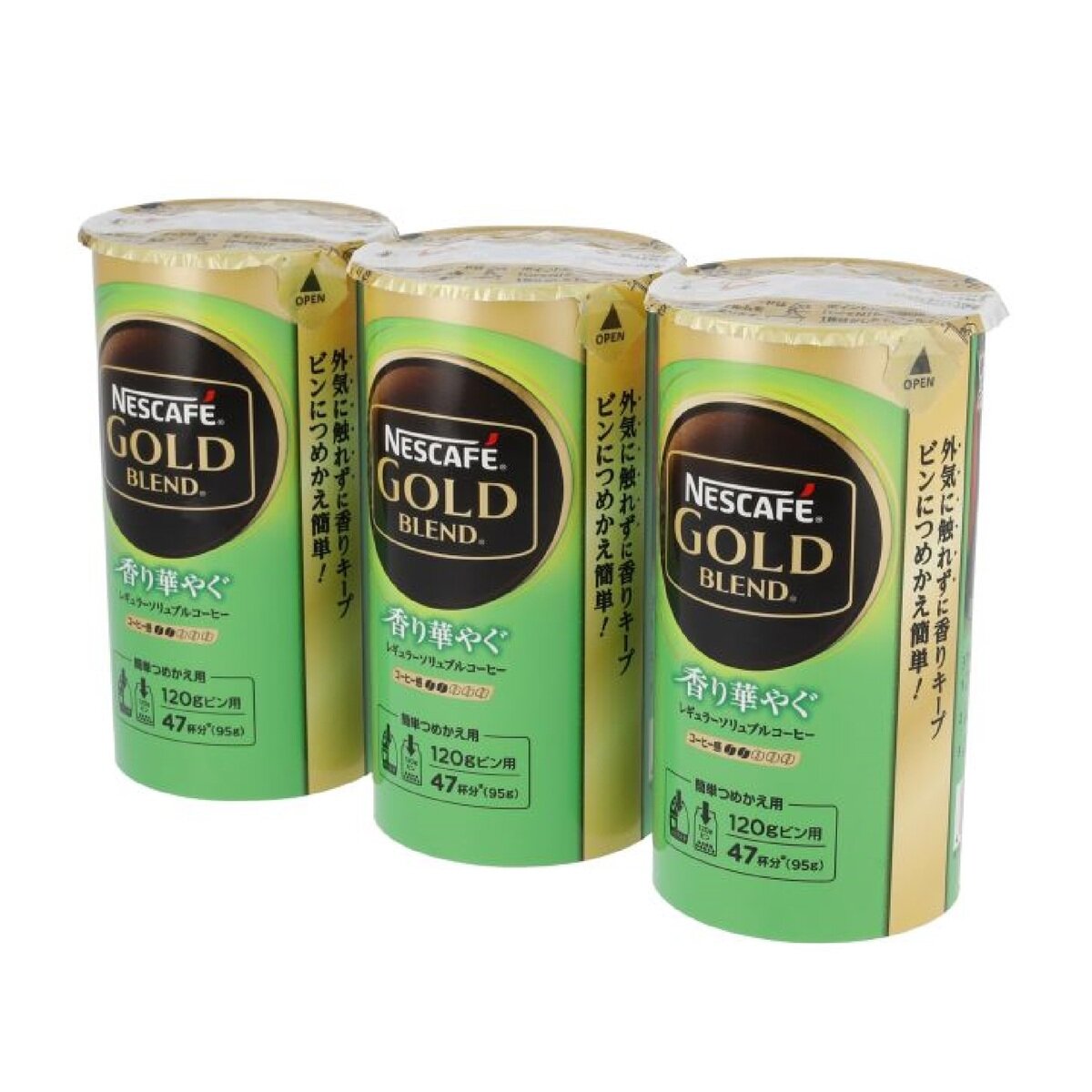 ネスカフェ ゴールドブレンド エコ&システム 香り華やぐ 95g 3本パック